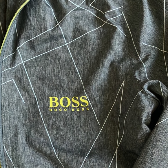 Hugo Boss gray Boys Size 10 Rainjacket/Windcheater - Picture 3 of 4